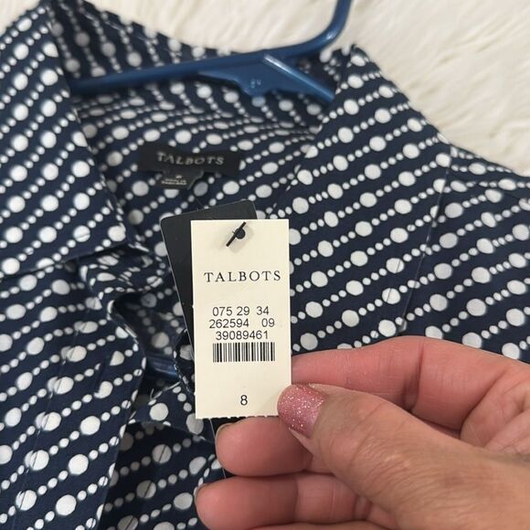 TALBOTS SHIRT BLOUSE NWT SIZE 8 - Picture 9 of 9